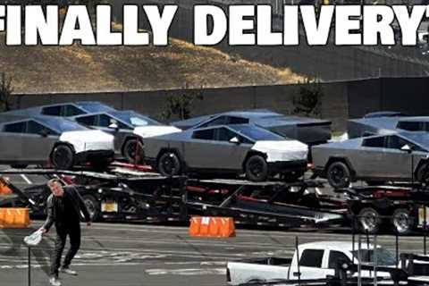 Exclusive Leak: Elon Musk Spills the Beans on the 9 Cybertrucks Spotted in California