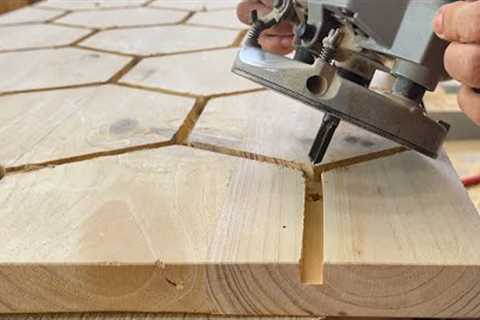 Extremely Skillful Woodworking Techniques Of The Carpenter // Creative Ideas Make Great Works