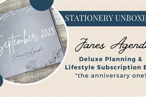 Deluxe Subscription Unboxing | Janes Agenda | September 2023