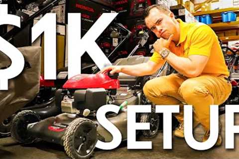 How To Start A Lawn Care Business With $1,000 Setup.