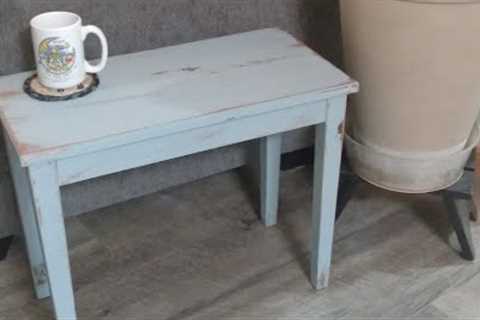 Antiquing A End Table (How To)