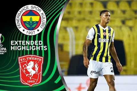 Fenerbahçe vs. Twente: Extended Highlights | UECL Qualifiers - Play-offs | CBS Sports Golazo