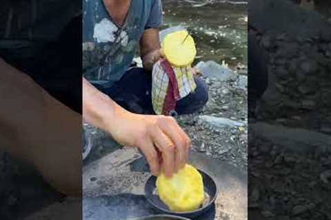 Iron Chef Makes Gourmet Meal In The Wild.