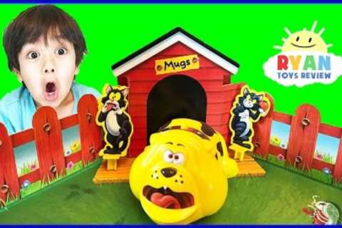 Fraidy Cats Board Game Family Fun For Kids! Egg Surprise Toys Opening  Ryan ToysReview