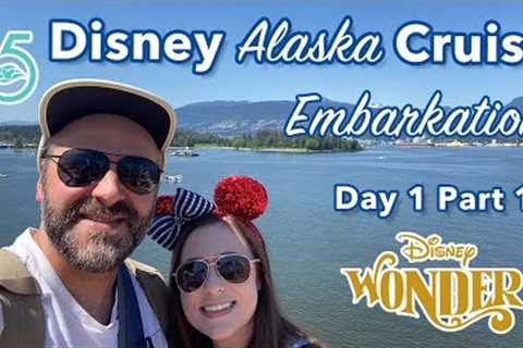Embarkation &amp; Room Tour | 7-Night Disney Alaska Wonder Cruise Vlog 2 | 25th Disney Cruise Line..