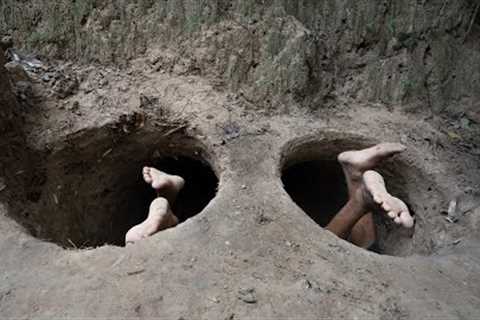 How to Build The Most Secret Underground Luxury House by Ancient Skills