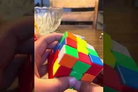 Rubik cube on unboxing
