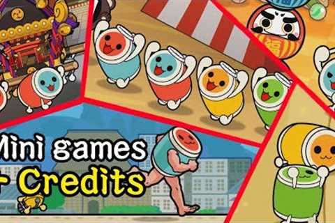 All Mini Games + English Credits【Taiko no Tatsujin Switch Ver.】