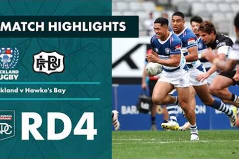 RD 4 HIGHLIGHTS: Auckland v Hawke’s Bay (Bunnings NPC 2023)
