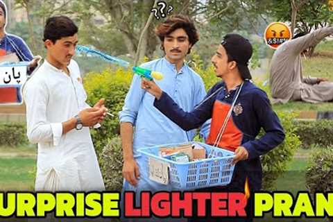Surprise Lighter Prank | Challenger Boys