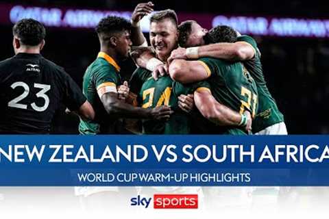 SA claim RECORD WIN over NZ 💥 | New Zealand 7-35 South Africa | Rugby World Cup warm-up highlights