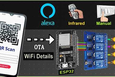 IoT based projects using ESP32 Alexa Home Automation | Enter WiFi Credentials Over the Air