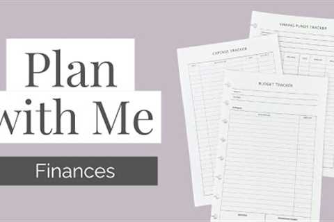 Plan With Me | All things Finances