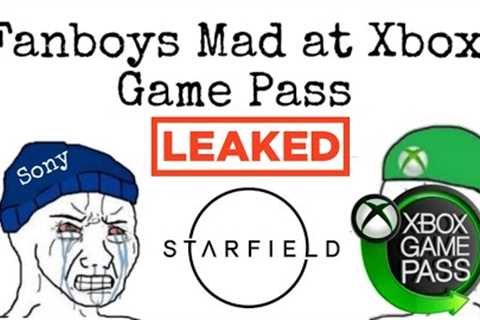 Microsoft Xbox Fan leaked Starfield Sony PlayStation PS5 fanboys mad at Game Pass AAA Exclusives