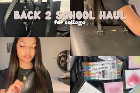 Back to School Supplies Haul // College Student