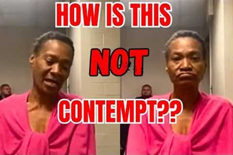 Contemptuous Defendant Goes Off On The Judge And Defense Attorney