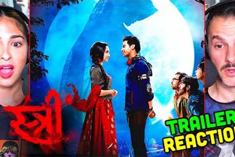 STREE Trailer - Steph &amp; Andrew's REACTION! | Rajkummar Rao | Shraddha Kapoor | Dinesh Vijan