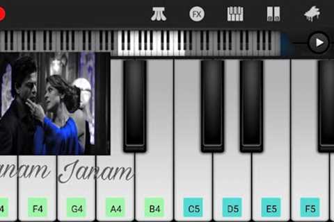 Janam Janam (Arjit Singh) Piano Cover|Dilwale| Mobile Piano Tutorial By |Faiz The Piano Prodigy|