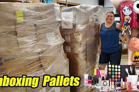 Unboxing a Mystery Pallet Full of Nightmare before Christmas, Snoopy, &amp; Health &amp; Beauty
