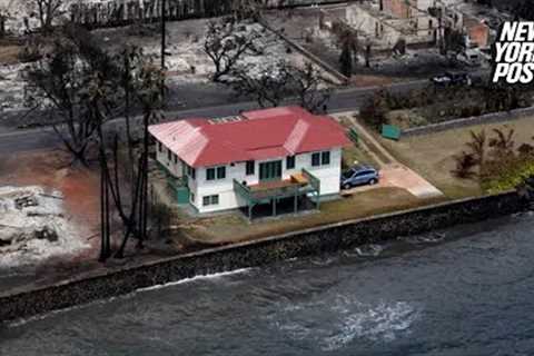Owner of viral red house thinks this is why it survived Maui wildfires