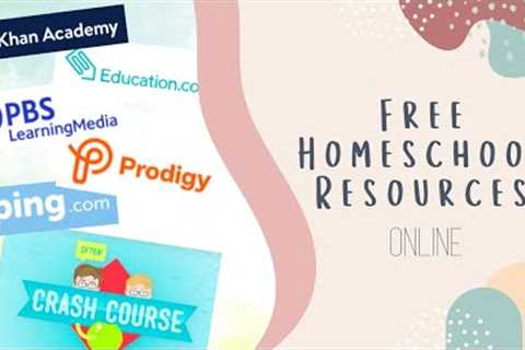 FREE ONLINE EDUCATION RESOURCES | Resources We Use in Our Homeschool