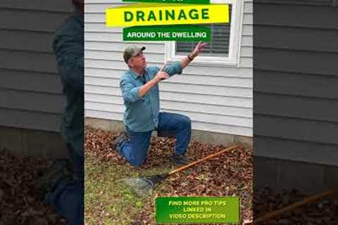 PRO TIP | Is your Drainage Preventing Water Damage? 🤔 Drains, Slope and Gutters