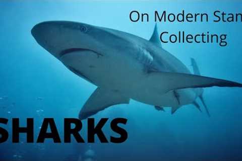 Sharks on Modern US Stamps Redo