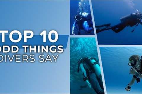 Top10 Odd Things Scuba Divers Say #scuba #top10