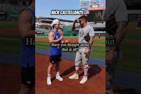 Nick Castellanos on his poorly timed HOME RUNS… 🤣💀⚾️ #shorts