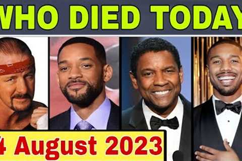 12 Famous Celebrities who died today on 24 August 2023 | Celebrity Deaths | #whodiedtoday #rip