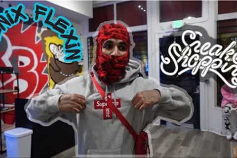 SNEAKER SHOPPING WITH FENIX FLEXIN / HE SPENT HOW MUCH?? (MUST WATCH!)