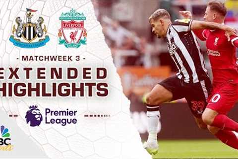 Newcastle United v. Liverpool | PREMIER LEAGUE HIGHLIGHTS | 8/27/2023 | NBC Sports