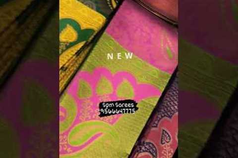 New Design Mercerised Bridal Sarees #elampillaisarees #trending #shorts #kerala #onam #new #reels