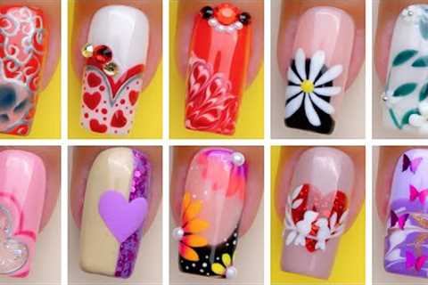 10 Beauty Nail Art Designs | Amazing Nails Art Tutorial