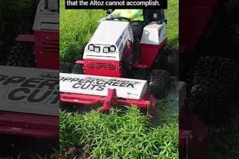 This lawn mower's a TANK (literally)