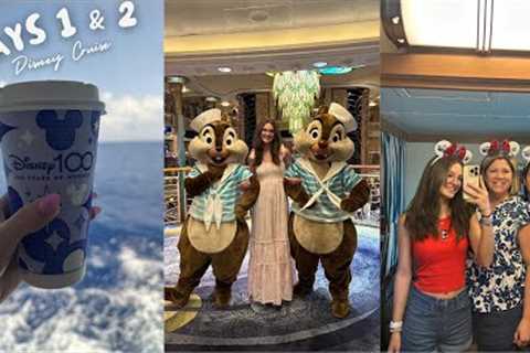 Days 1 &amp; 2 Aboard The Disney Fantasy // Disney Cruise Vlog #1