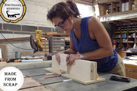 Woodworking Projects | Easy Box Joint Jig [ How To Make Box Joints/Finger Joints]