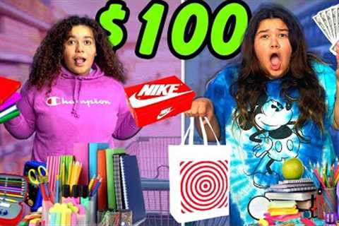 Back to School $100 Shopping Challenge Target &amp; Wal-Mart!!
