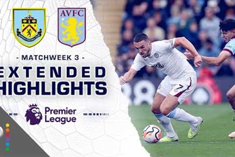 Burnley v. Aston Villa | PREMIER LEAGUE HIGHLIGHTS | 8/27/2023 | NBC Sports