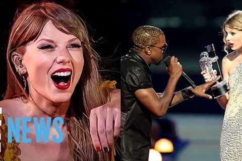 Taylor Swift JOKES About Kanye West Interruption During Eras Tour | E! News