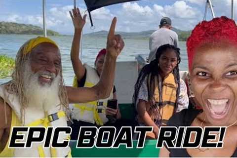 This was an EPIC BOAT RIDE on PANAMA CANAL! Monkeys, Iguanas &amp; More | Jamaican in Panama..