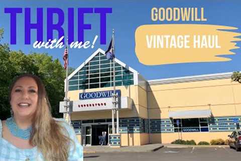 GOODWILL THRIFTING | Thrift With Me! | Shopping For Vintage To Resell + HUGE SURPRISE ANNOUNCEMENT!
