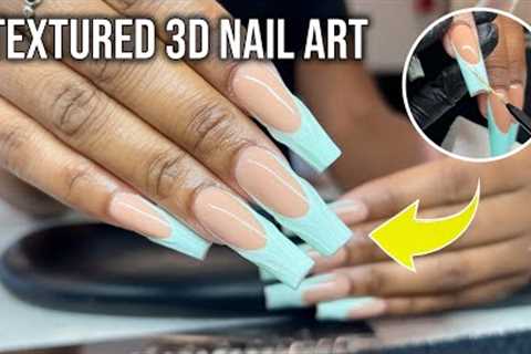 Beginner Acrylic Fill | Easy 3d Gem Gel Nail Art