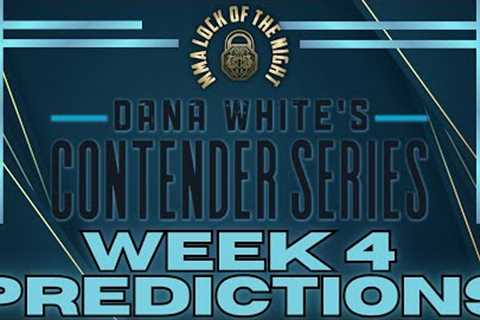 Contender Series 2023 Week 4 Predictions