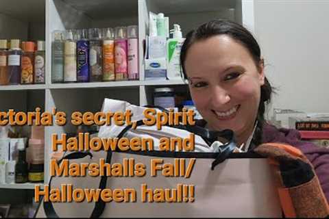 Birthday shopping! Marshalls, Spirit Halloween,Victoria's secret haul!