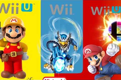 WIIU/Wii games unboxing with my cousin