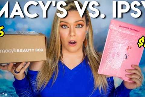 Ipsy Glam Bag Vs. Macy's Beauty Box August 2023 | WHICH BEAUTY BOX IS BETTER?
