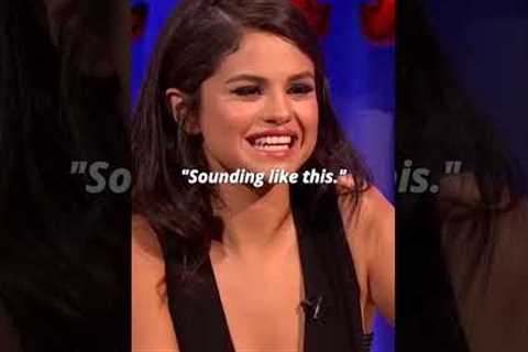 His face when Selena Gomez said this! 😂
