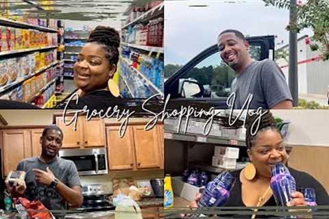 GROCERY SHOPPING VLOG + NEW PATIO FURNITURE + LOVING ON MY HUSBAND🤎🤎