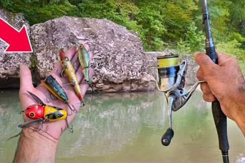 I Took ANTIQUE LURES To The Creek…They Got DESTROYED!!! (Crazy!)